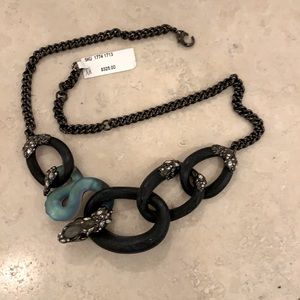 Alexis Bittar Imperial Noir Snake Link Nexklace